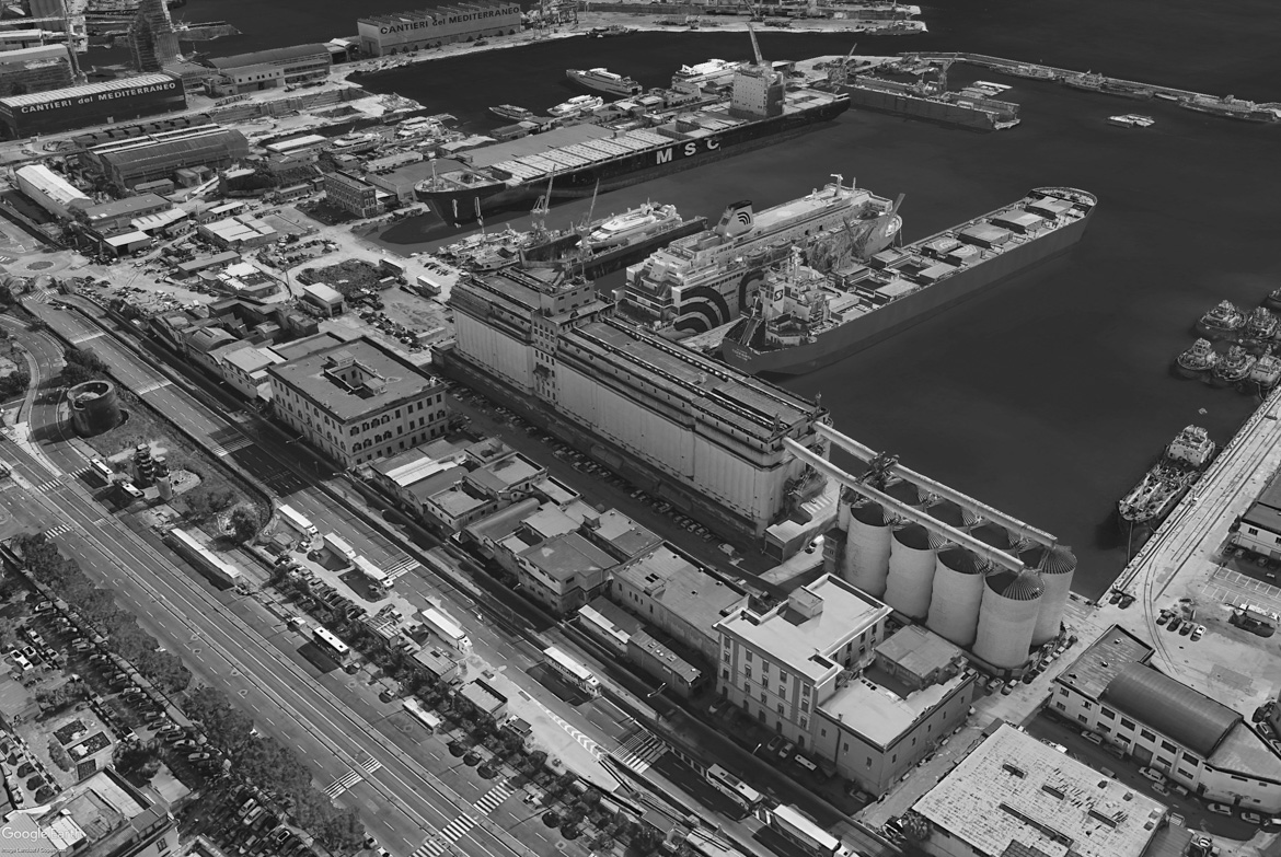 Magazzini generali e silos – Molo Carmine Palazzina Docks